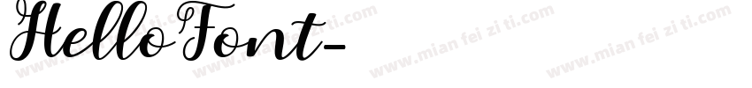 HelloFont字体转换