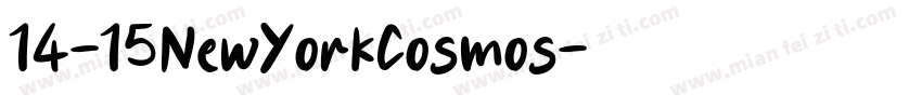 14-15NewYorkCosmos字体转换