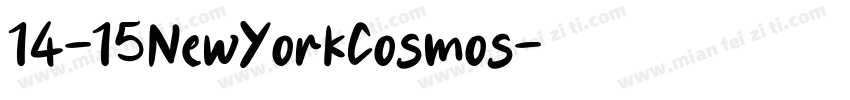 14-15NewYorkCosmos字体转换
