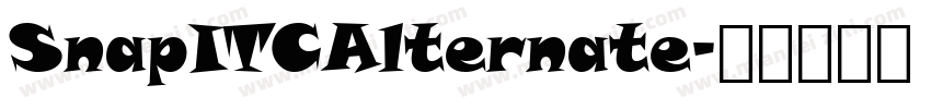 SnapITCAlternate字体转换