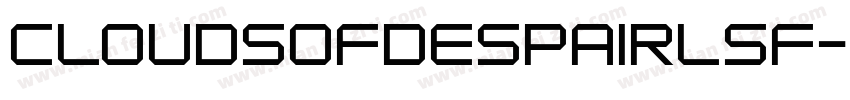 CloudsOfDespairLsf-3RKG字体转换