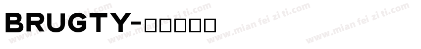 Brugty字体转换