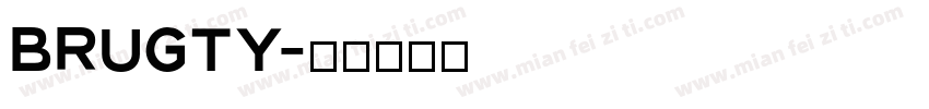 Brugty字体转换