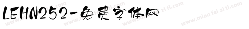LEHN252字体转换