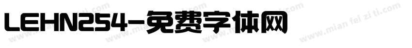 LEHN254字体转换