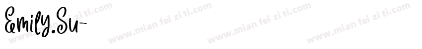 Emily.Su字体转换