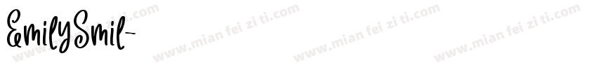 EmilySmil字体转换