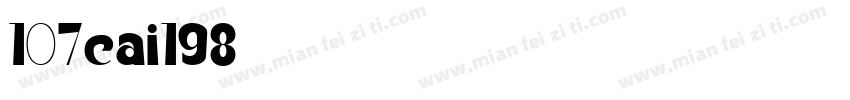 107cai198字体转换