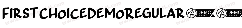 FirstChoiceDemoRegular-7edV字体转换