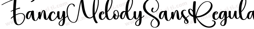 FancyMelodySansRegular字体转换