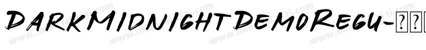 DarkMidnightDemoRegu字体转换