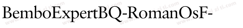 BemboExpertBQ-RomanOsF字体转换