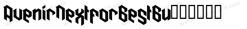AvenirNextforBestBu字体转换