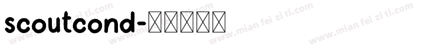 scoutcond字体转换