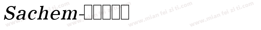 Sachem字体转换