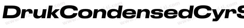 DrukCondensedCyrSupe字体转换