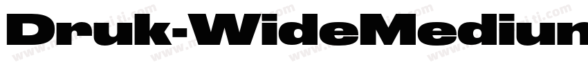 Druk-WideMediumItali字体转换