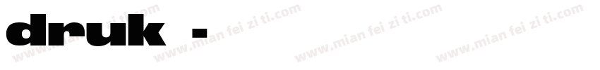 druk字体字体转换
