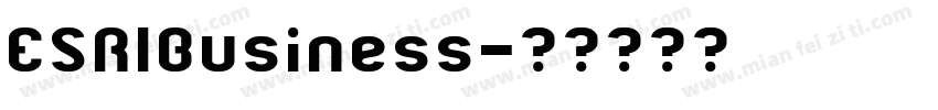 ESRIBusiness字体转换