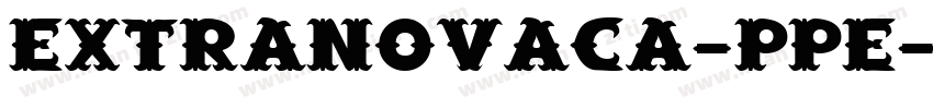 ExtranoVaca-PPE字体转换