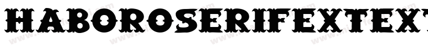HaboroserifextExt字体转换