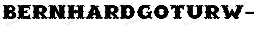 bernhardgoturw-ext字体转换