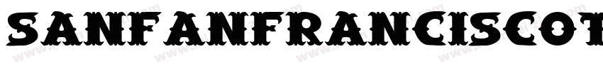 sanfanfranciscotext字体转换