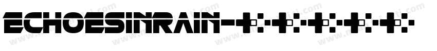 EchoesInRain字体转换