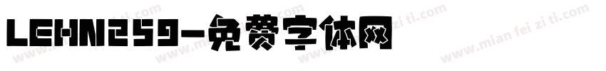 LEHN259字体转换