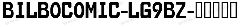 BilboComic-lg9BZ字体转换