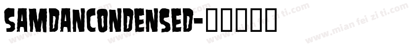 SamdanCondensed字体转换