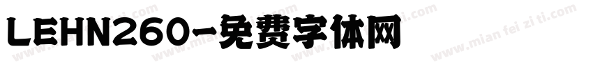 LEHN260字体转换