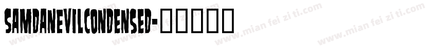 SamdanEvilCondensed字体转换