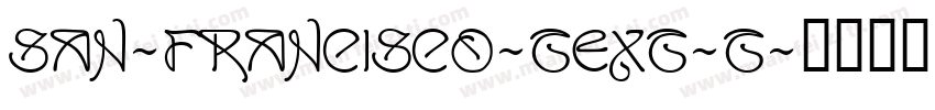 SAN-FRANCISCO-TEXT-T字体转换