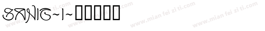 SANIT-I字体转换