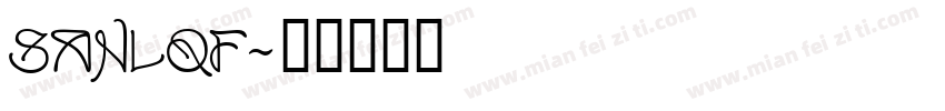 SanLQF字体转换