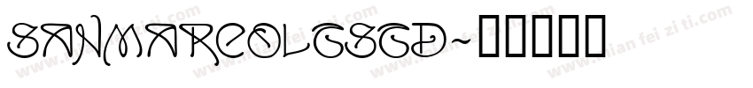 SanMarcoLTStd字体转换