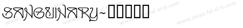 Sanguinary字体转换