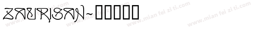 ZauriSan字体转换