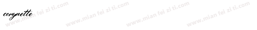 corynette字体转换