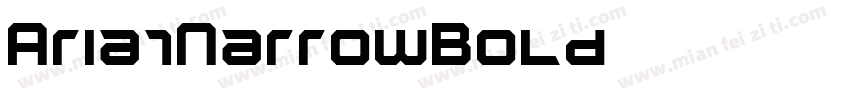 Aria1Narrow-Bold字体转换