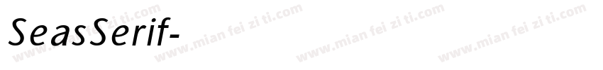 SeasSerif字体转换