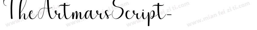 TheArtmarsScript字体转换