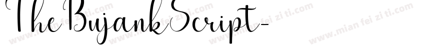 TheBujankScript字体转换