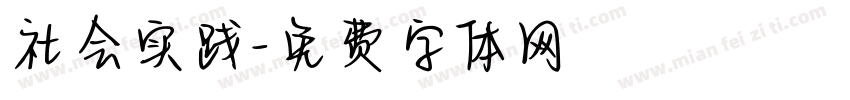 社会实践字体转换