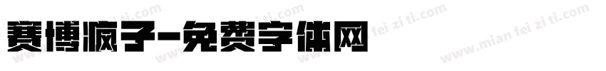 赛博疯子字体转换