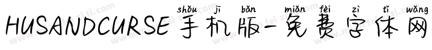 HUSANDCURSE手机版字体转换