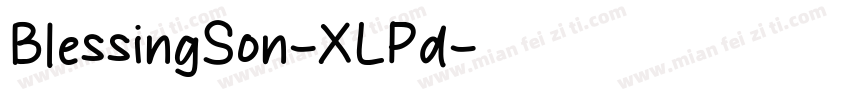 BlessingSon-XLPd字体转换