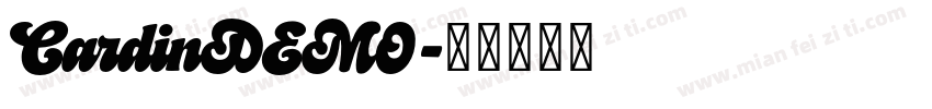 CardinDEMO字体转换