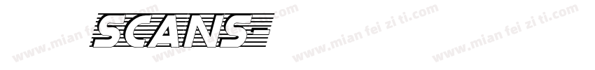 阿里巴巴scans字体转换